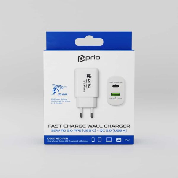 Prio fast charger 25w