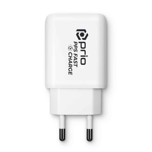 Prio Fast Charge Ladegerät 25W PD PPS USB C QC 3.0 USB A weiss 5