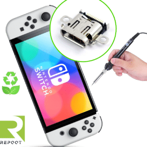 Nintendo Switch OLED Ladebuchse Reparatur